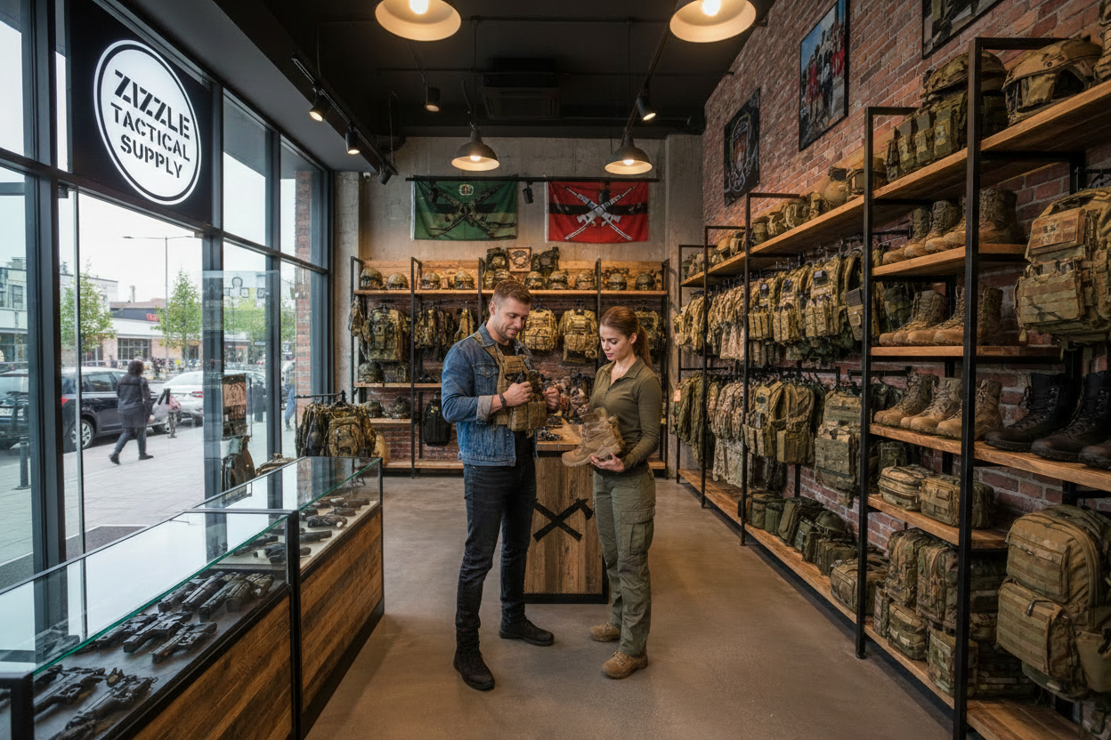 Zizzle Tactical Supply Store Front