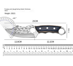 Portable Multi-Functional Outdoor Butcher Knife