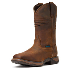 ARIAT Womens Anthem Patriot Waterproof Western Boot Distressed Brown 8.5