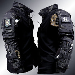 Tactical Long Sleeve Camouflage Frog Suit T-shirt