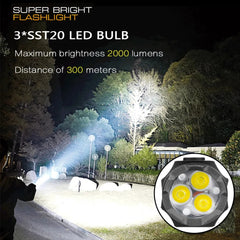 Portable Rechargeable Mini High-Intensity Flashlight