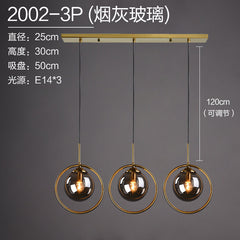 Nordic Modern Minimalist Glass Pendant Light