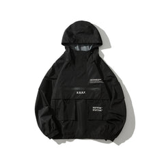 Men's Tactical Utility Jacket with Multiple Pockets
