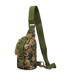Tactical Shoulder Bag with Field Camouflage Design