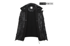 Camo Jacket with Python Print, Tactical Coat