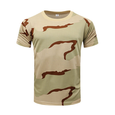 Men's Camouflage Tactical Short Sleeve T-Shirt