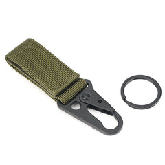 Outdoor Tactical Nylon Keychain Multi-Functional Hook