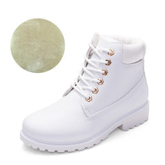 Martin Boots - Flat Leather Ankle Boots