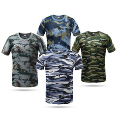 Men's Quick Dry Camouflage Tactical Short Sleeve Shirt