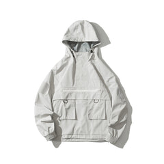 Men's Tactical Utility Jacket with Multiple Pockets