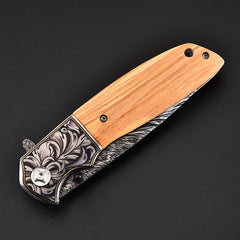 Outdoor Tactical Folding Knife - Multi-Function Hunting Tool