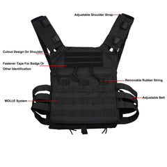 Ocaly Outdoor Tactical Vest with MOLLE System