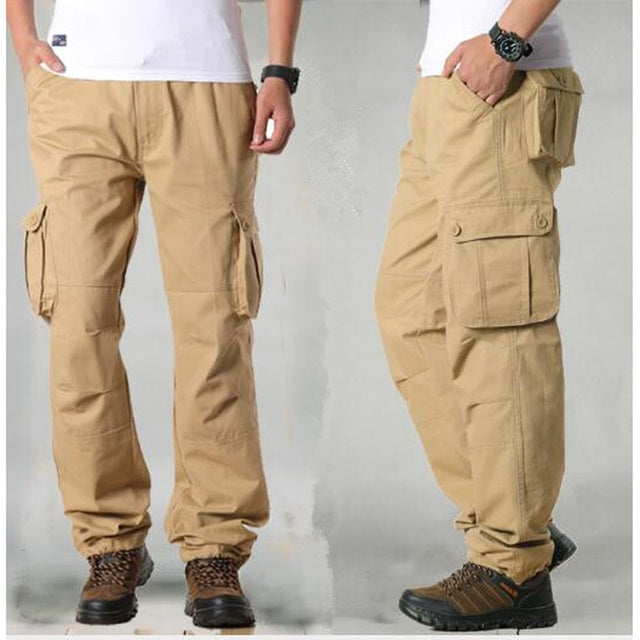 Men's Tactical Cargo Pants with Military Pockets