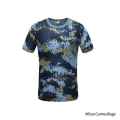 Men's Quick Dry Camouflage Tactical Short Sleeve Shirt