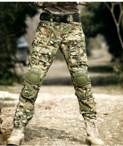 Black Python Tactical Training Pants with Knee Pads
