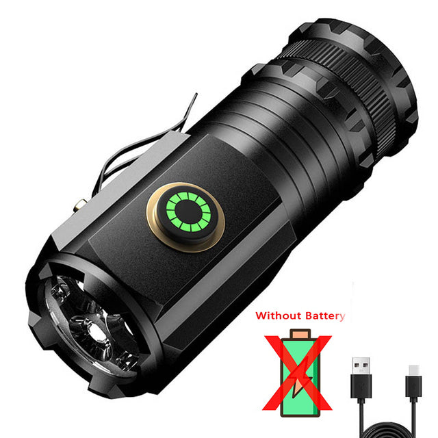 Portable Rechargeable Mini High-Intensity Flashlight