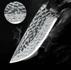 Damascus Steel Tactical Knife with High Hardness
