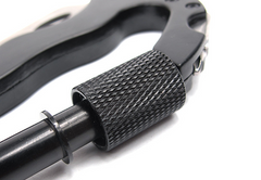 Outdoor Survival Multi-Functional Carabiner with Knife