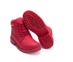Martin Boots - Flat Leather Ankle Boots