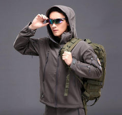 Men's Waterproof Tactical Softshell Jacket Suit