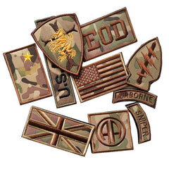 MC Camouflage Embroidered Patch for Tactical Gear