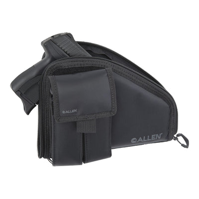 Allen Company Pistol Case with Mag Pouch Compact Handguns up to 8” Black