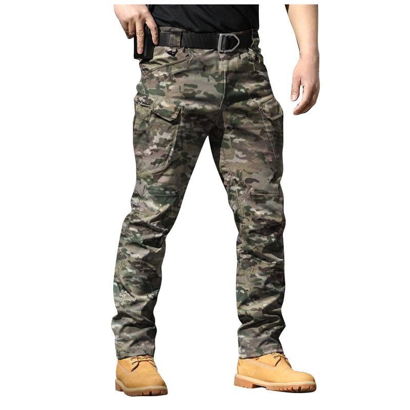 Shop Zizzle Men's Camo Tactical Work Pants – Ripstop, Waterproof, Multi-Pocket