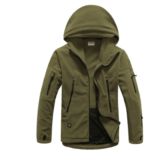 Men's Military Winter Thermal Fleece Tactical Jacket