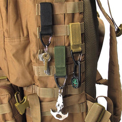 Tactical Keychain Clip for Outdoor Backpack Accessories