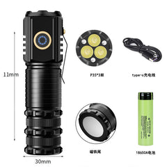 Mini Portable High-Intensity Tactical Flashlight