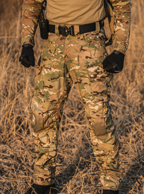 Black Python Tactical Training Pants with Knee Pads