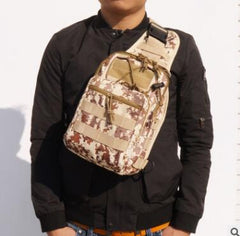 Camouflage Canvas Tactical Chest Bag for Outdoor Sports