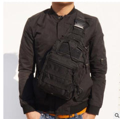 Camouflage Canvas Tactical Chest Bag for Outdoor Sports