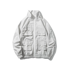 Men's Tactical Utility Jacket with Multiple Pockets