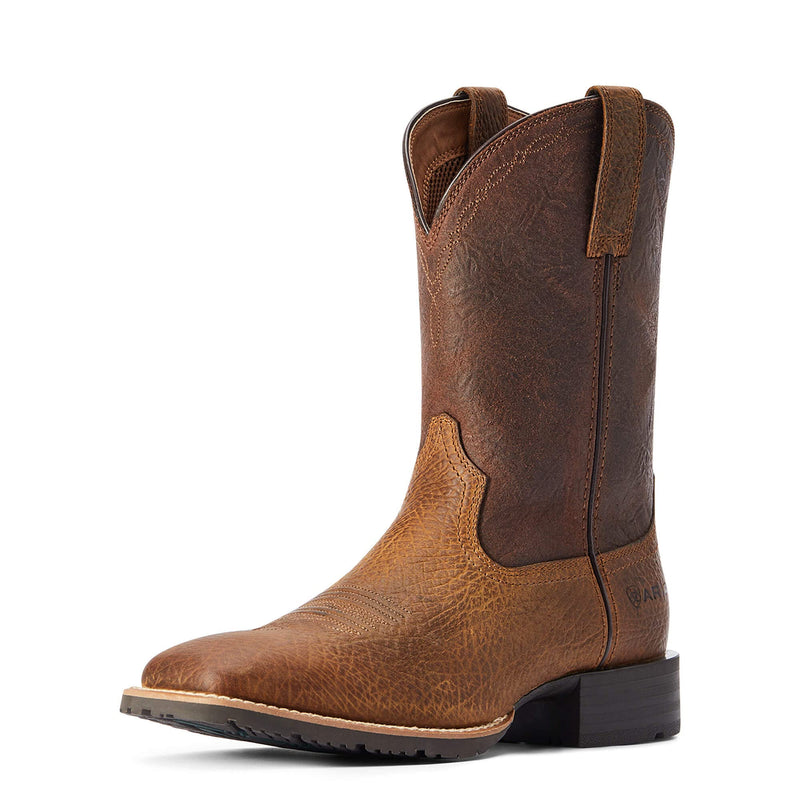 ARIAT BMVY9 Mens Hybrid Grit Western Boot Earth/Alamo Brown 10.5