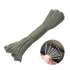 Military-Standard 9-Core Multifunctional Outdoor Paracord Rope