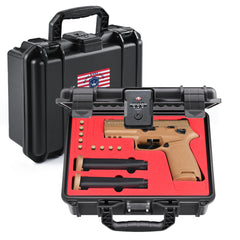 Kinghardcase Gun Cases for Handguns Waterproof and Lockable Pistol Case for Sig Sauer P320/P365 Tsa Approved Firearm Travel Case fit Sig P322 M17 M18 P226 P229 series without sight