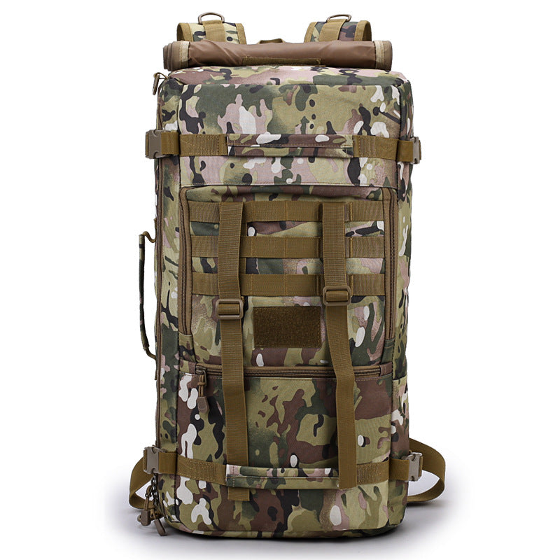 60L Waterproof Camouflage Tactical Backpack for Travel