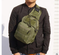 Camouflage Canvas Tactical Chest Bag for Outdoor Sports
