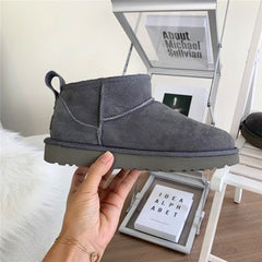 Mini Short Boots for Men and Women - Suede Snow Boots