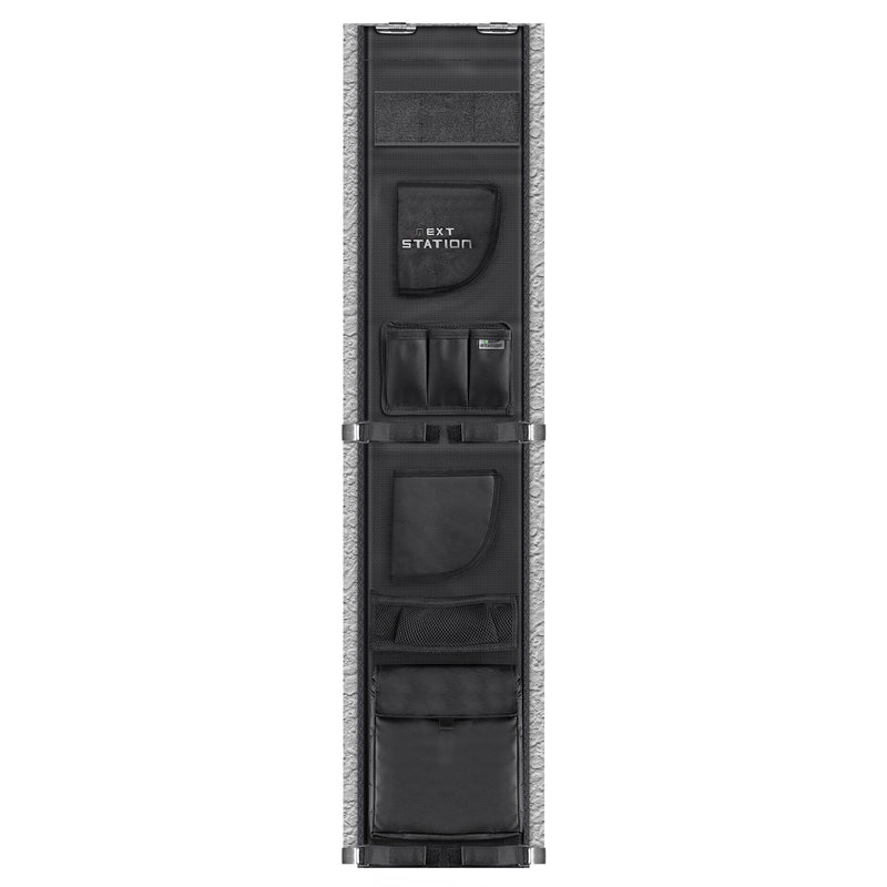 NEXT STATION Gun Safe Door OrganizerSafe Door Panel Organizer with Pistol Holsters Triple Mag Pouch Document Pouch Adjustable Width from 9 to 14 inchesGun Cabinet Gun Safe Accessories Storage