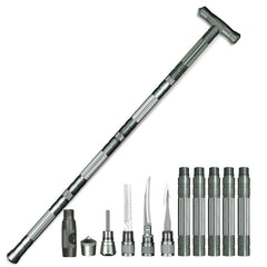 Multifunctional Trekking Pole with Tactical Features