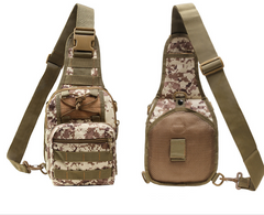 Tactical Hamburger Chest Bag - Camouflage Outdoor Sling