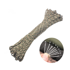 Military-Standard 9-Core Multifunctional Outdoor Paracord Rope