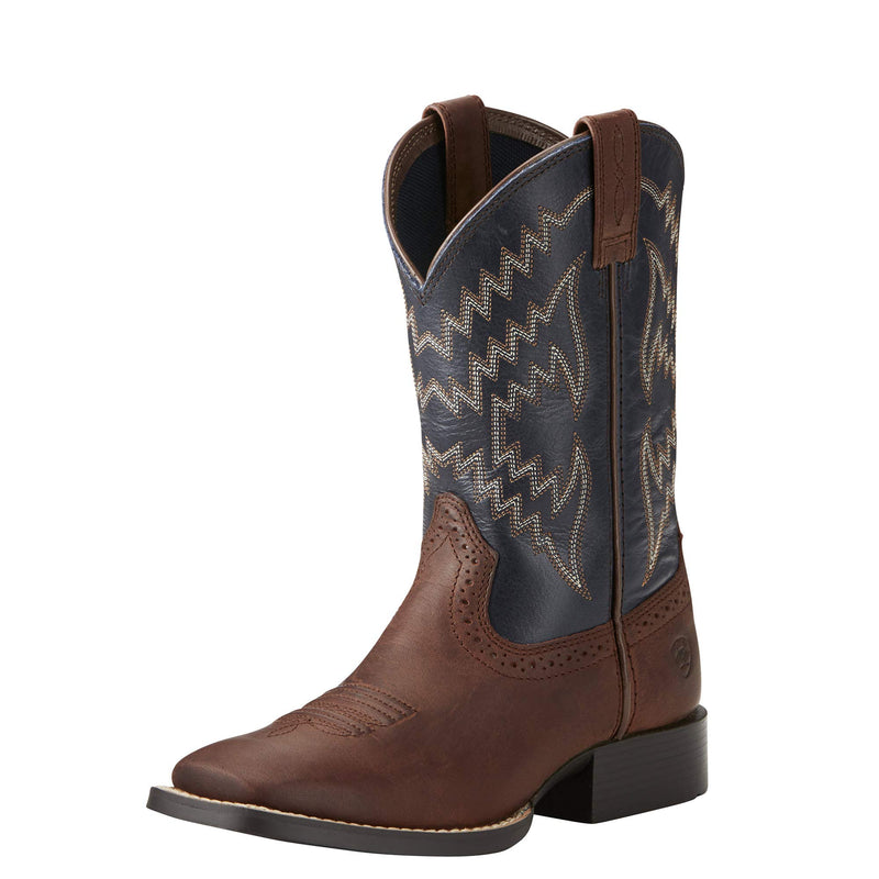 ARIAT BMVY9 Tycoon Western Boot Brazen Brown/Arizona Sky 9.5