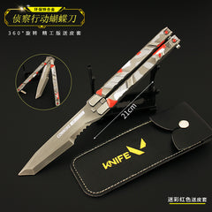 Valorant Recon Butterfly Knife Metal Model Toy (21cm)