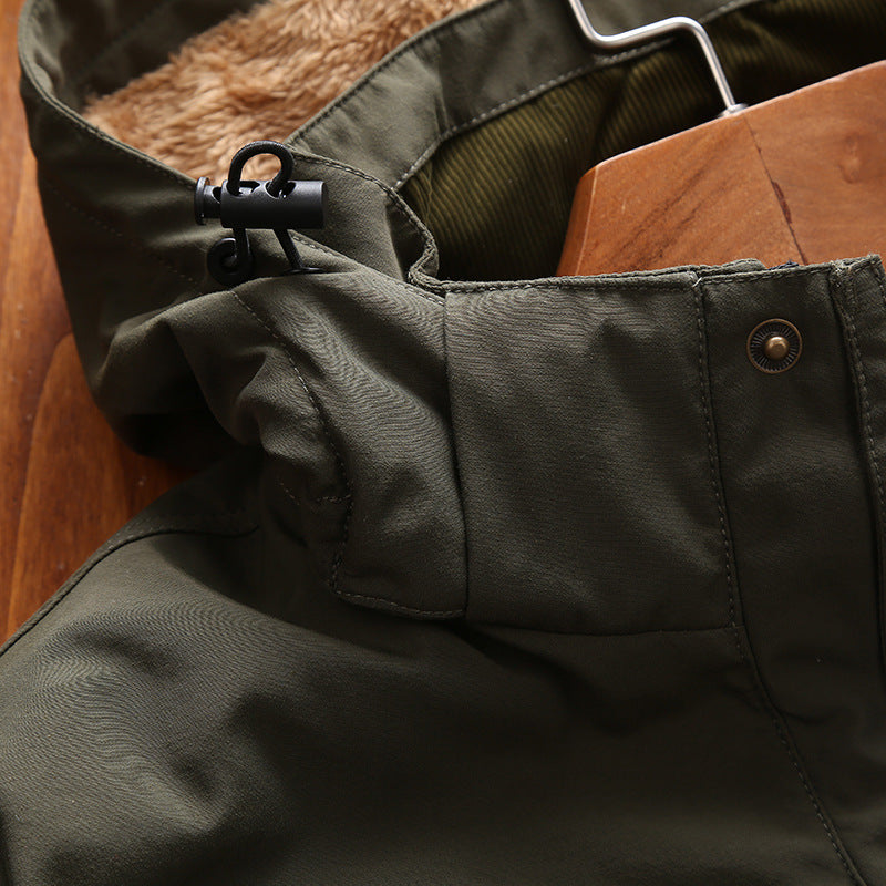 Thickened Fleece Tactical Jacket for Mountaineering