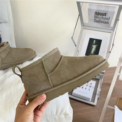 Mini Short Boots for Men and Women - Suede Snow Boots
