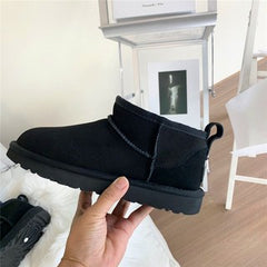Mini Short Boots for Men and Women - Suede Snow Boots