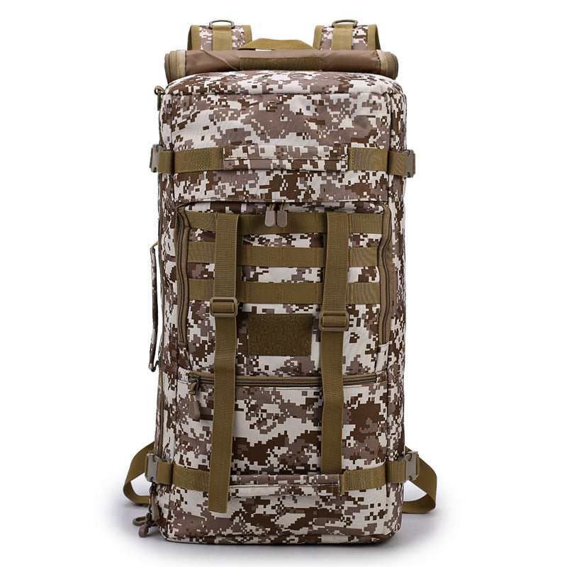 60L Waterproof Camouflage Tactical Backpack for Travel